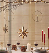 LED Pinecone Candle 12.5cm (Gold)