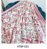 Kantha Throw - Pink/Grey