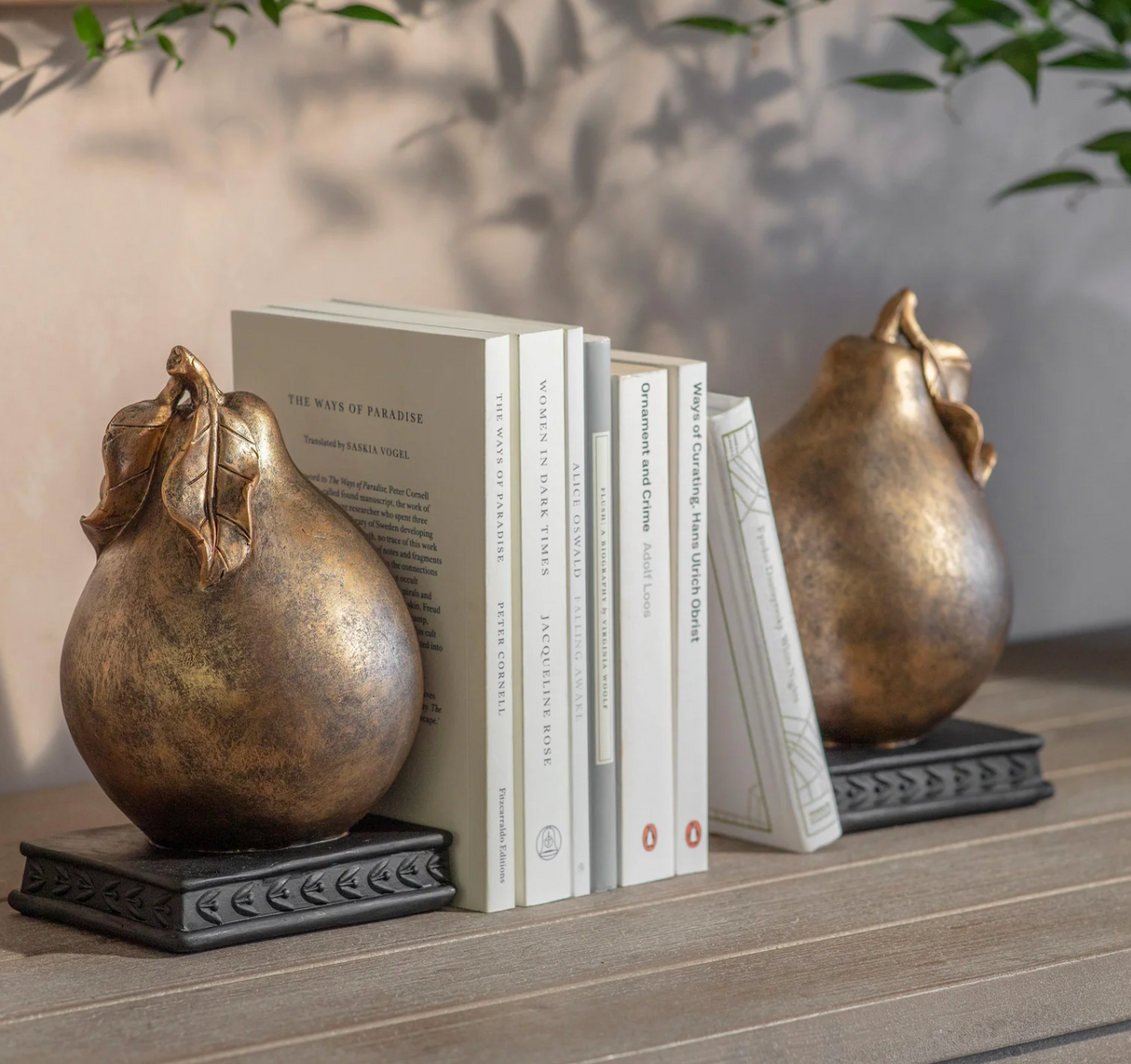 ALDERTON PEAR BOOKENDS S/2