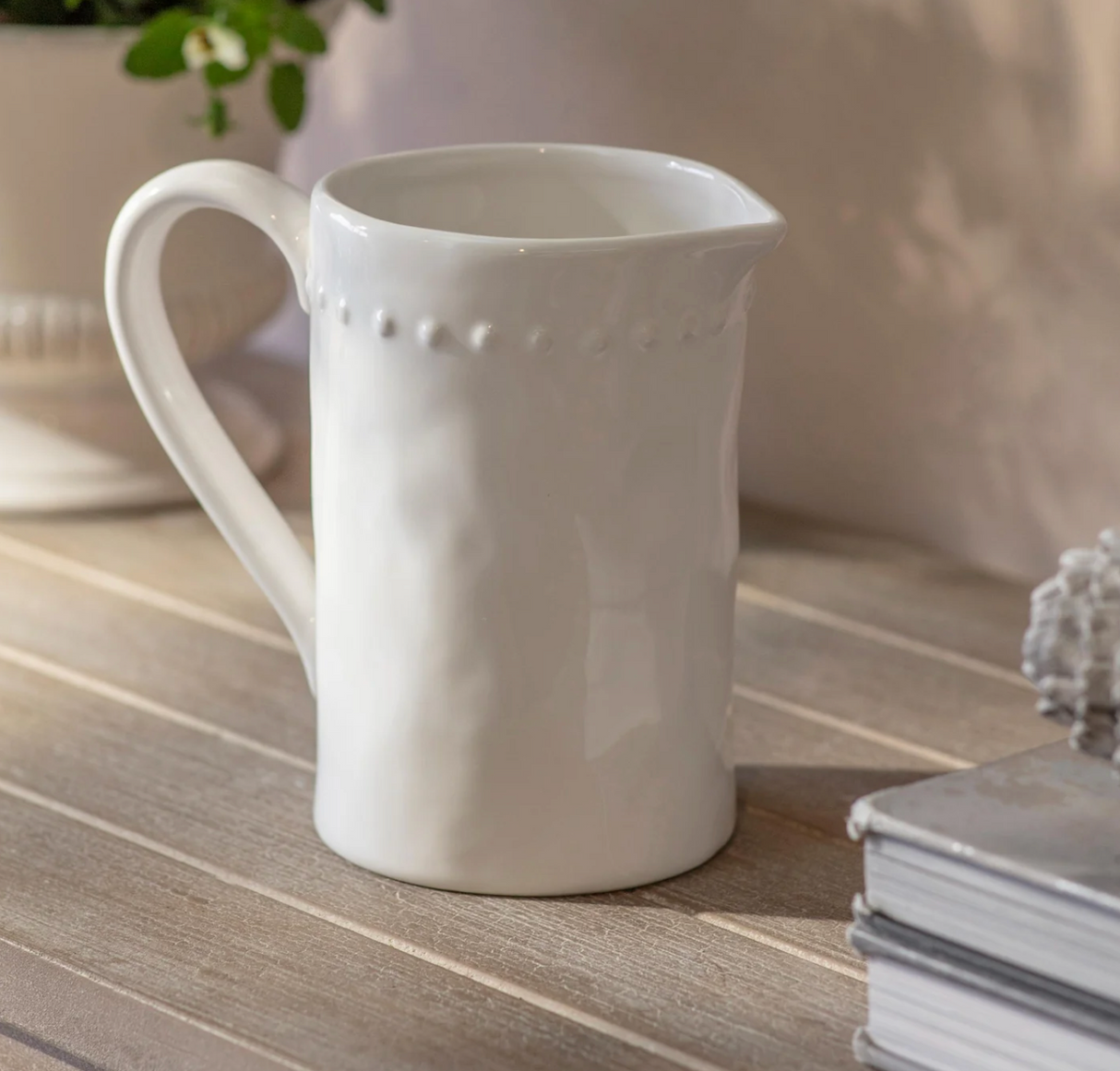 WINSFORD  BEADED JUG/2 SIZES