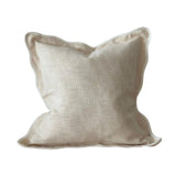 Chloe Cream Scalloped Edge Cushion