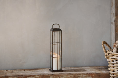 NKUKU - Vemula Lantern - Antique Brass, Small