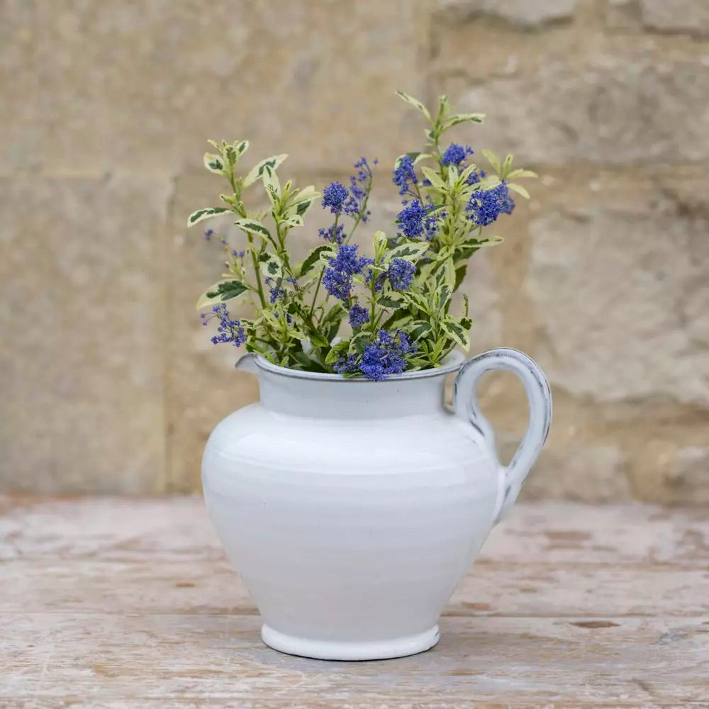 Glazed Jug White
