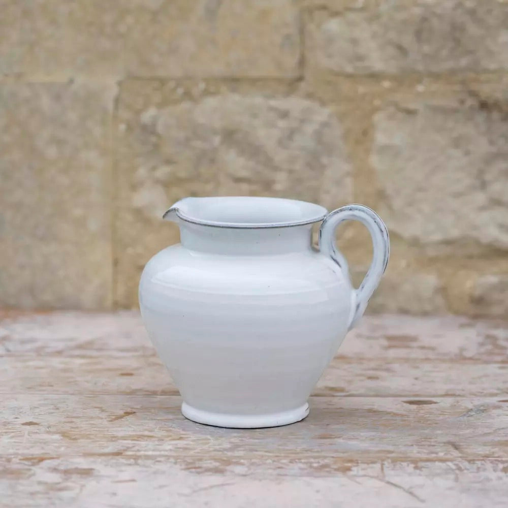 Glazed Jug White