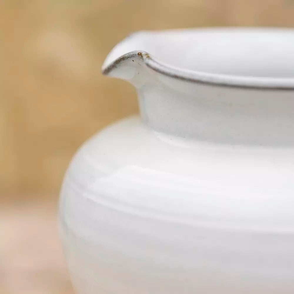 Glazed Jug White