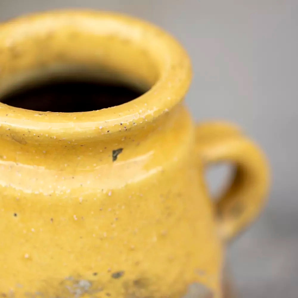 Terracotta Vase Yellow