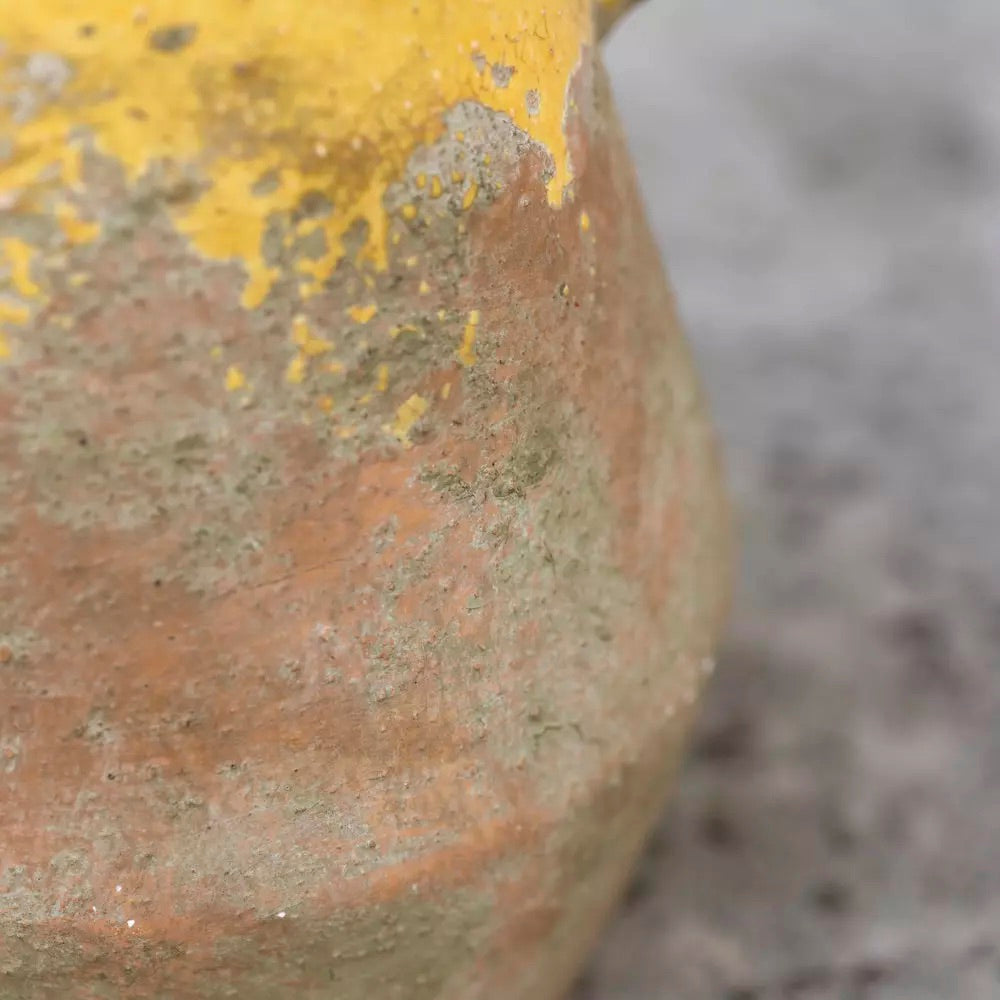Terracotta Vase Yellow