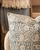 CLARENDON INDIGO PAISLEY 45CM CUSHION