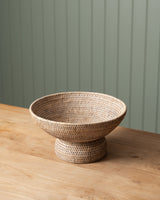 RATTAN ROUND FRUIT TRAY