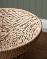 RATTAN ROUND FRUIT TRAY