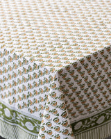Vana Cotton Hand Block Printed Tablecloth - 4 sizes
