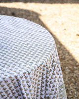 Vana Cotton Hand Block Printed Tablecloth - 4 sizes