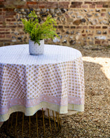 Anila Cotton Hand Block Printed Tablecloth - 3 sizes