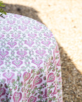 Bela Cotton Hand Block Printed Tablecloth - 4 sizes