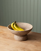 RATTAN ROUND FRUIT TRAY