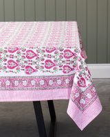 Bela Cotton Hand Block Printed Tablecloth - 4 sizes