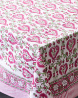 Bela Cotton Hand Block Printed Tablecloth - 4 sizes