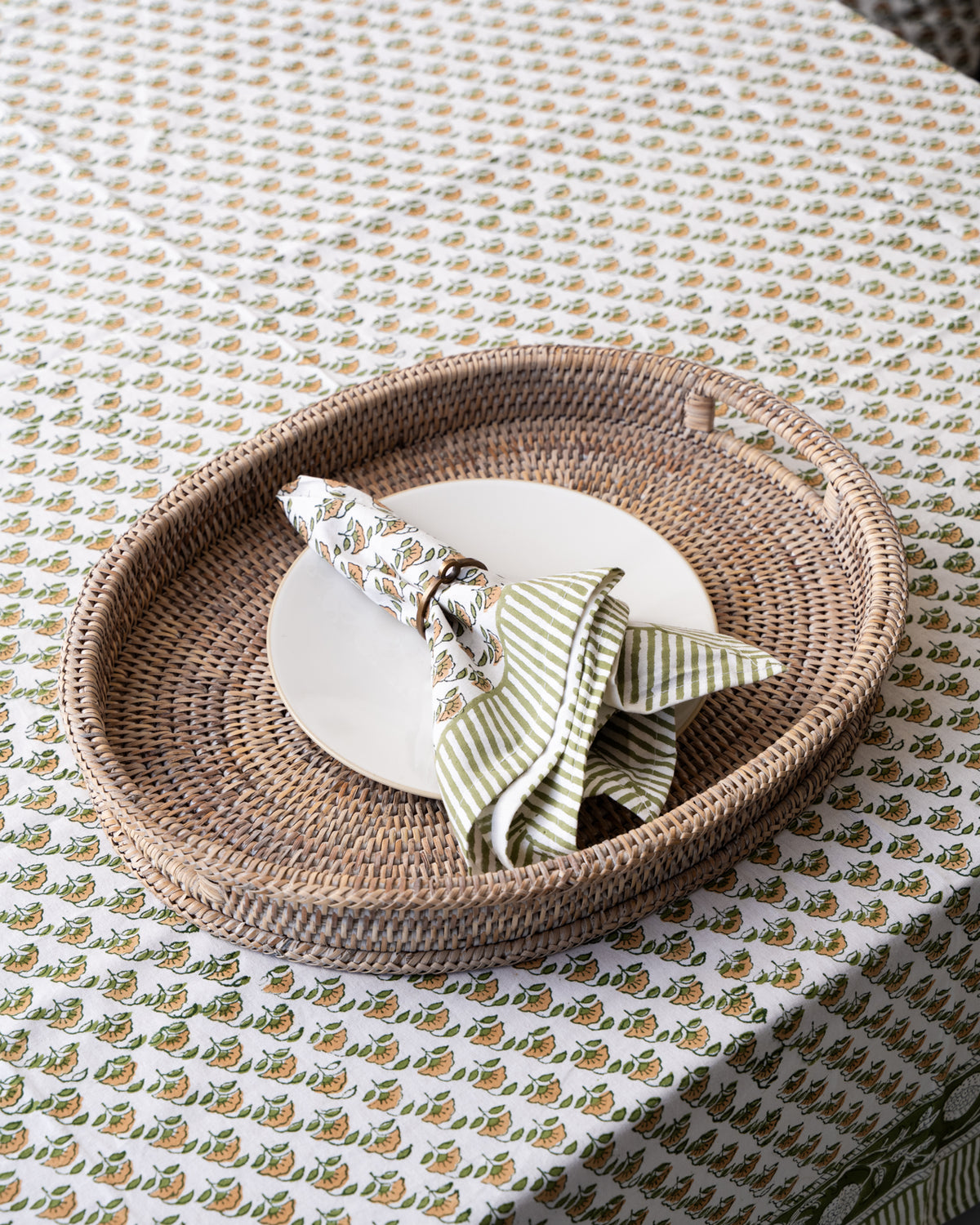 Vana Hand Block Print Napkin S/4