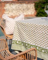 Vana Cotton Hand Block Printed Tablecloth - 4 sizes