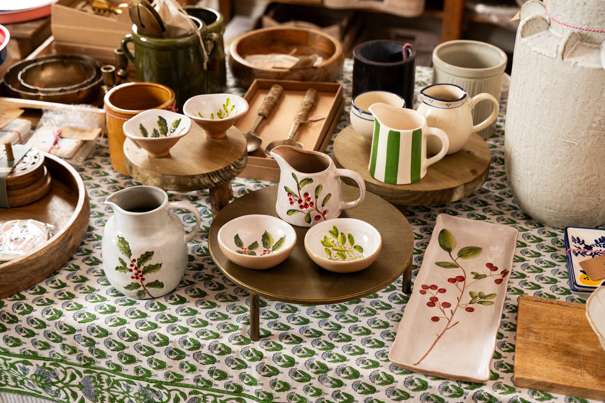 Stoneware Mug - Mistletoe