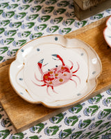 Stoneware Fluted Plate 20cm - Crab