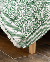Kantha Throw - Green