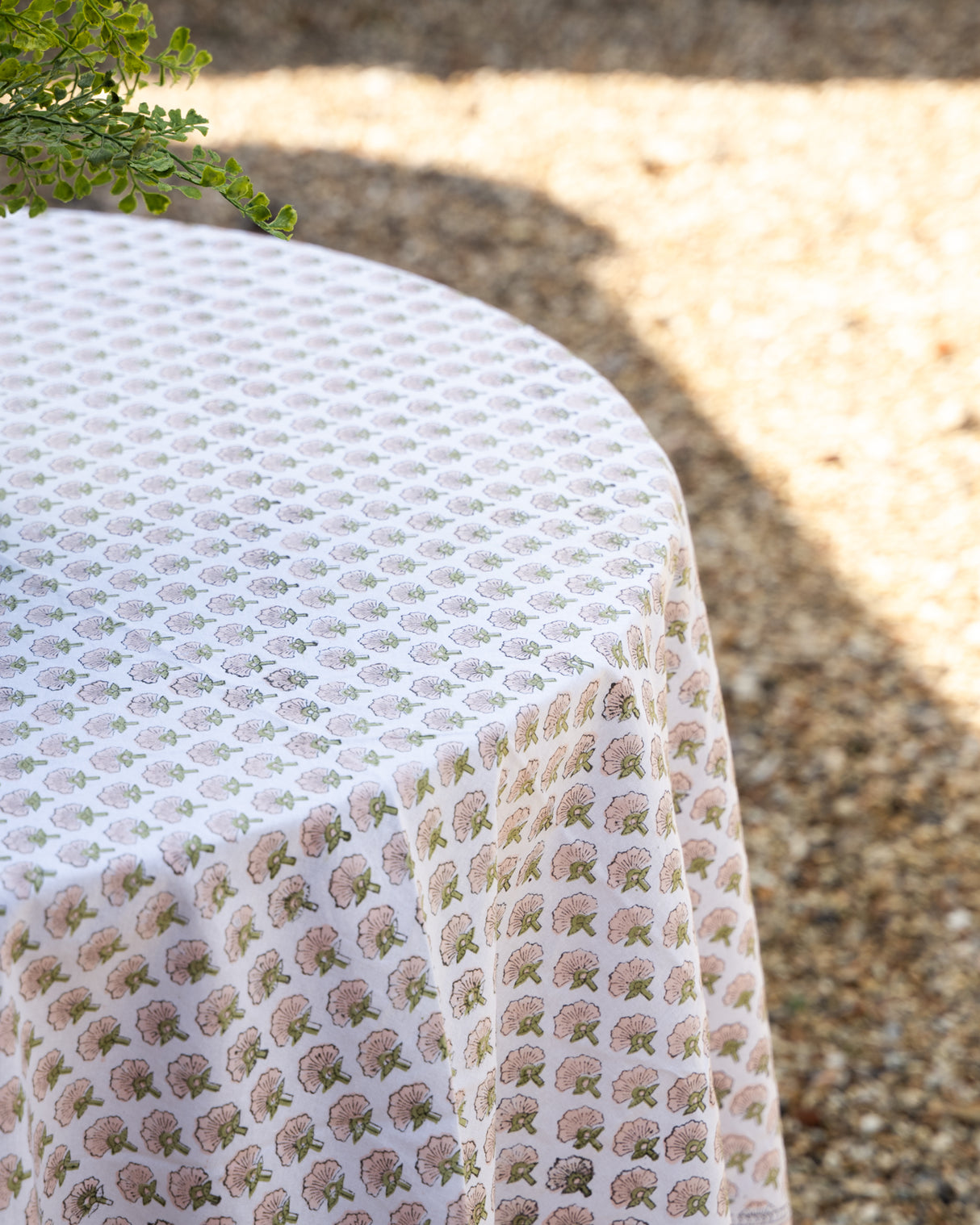 Anila Cotton Hand Block Printed Tablecloth - 3 sizes