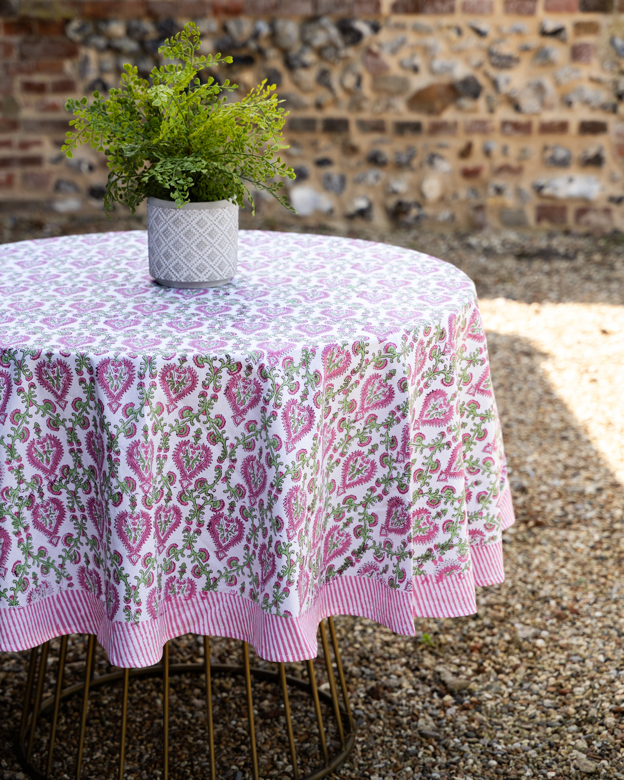 Bela Cotton Hand Block Printed Tablecloth - 4 sizes