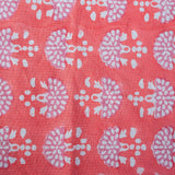 FAN CORAL hand block printed tablecloth - 2 sizes