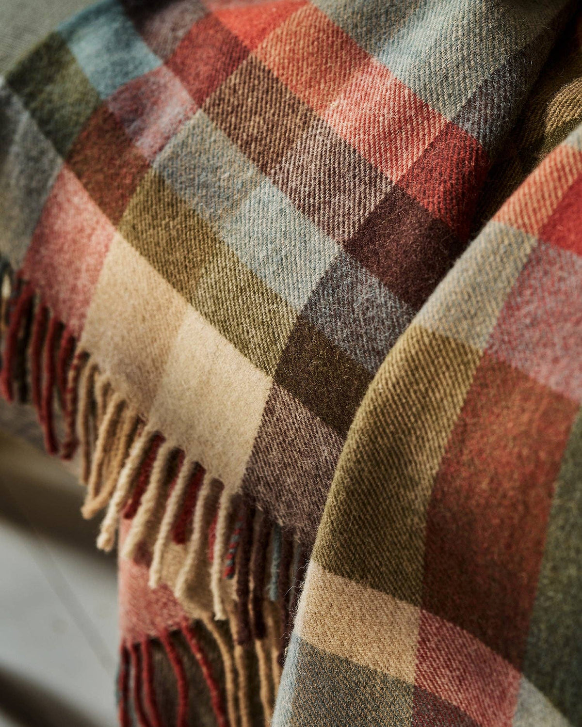 Tartan Wool Throw - Sophie Allport