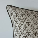 Aubrey Olive Print Cushion 45cm