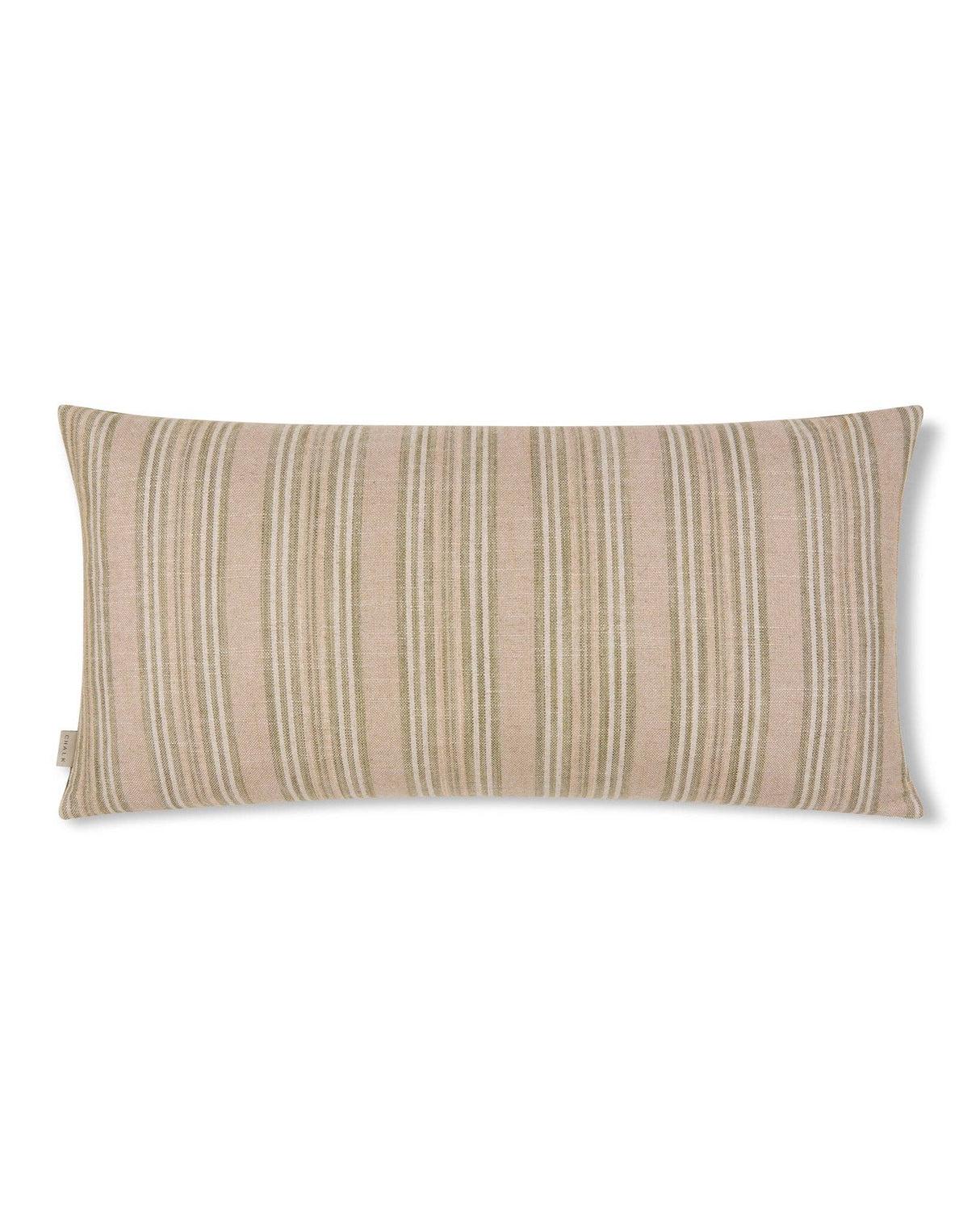 Lincoln Long Oblong Cushion | Jura Stripe | Sage