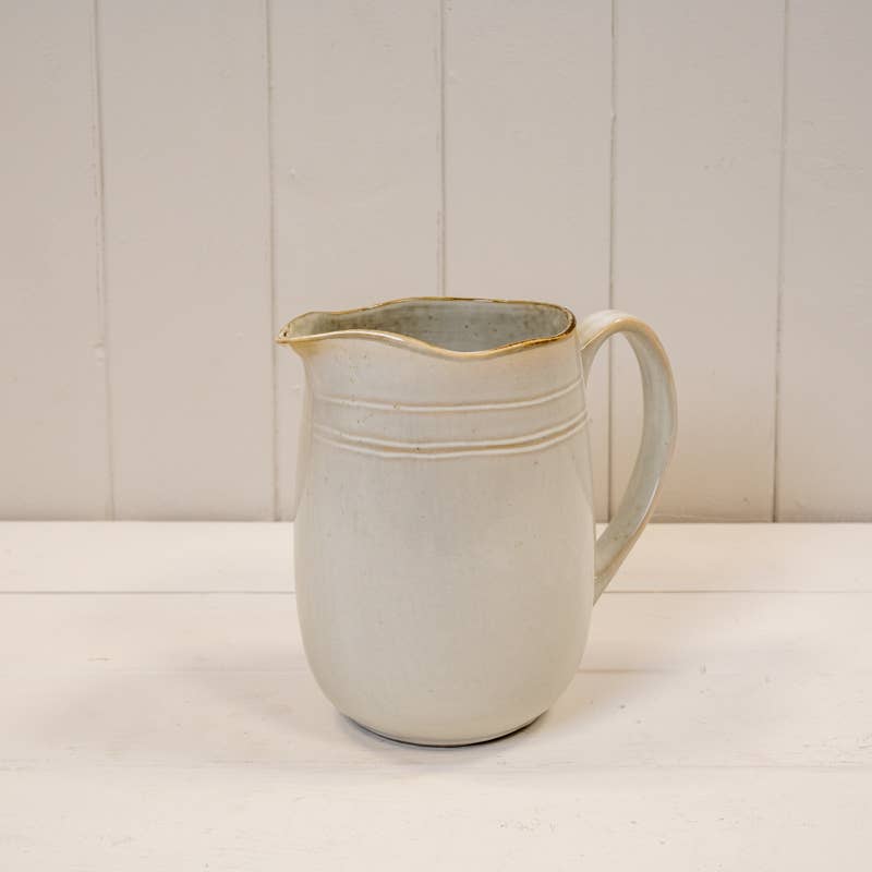 Reactive Grey Ceramic Jug