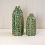 Green Ceramic Vase #2