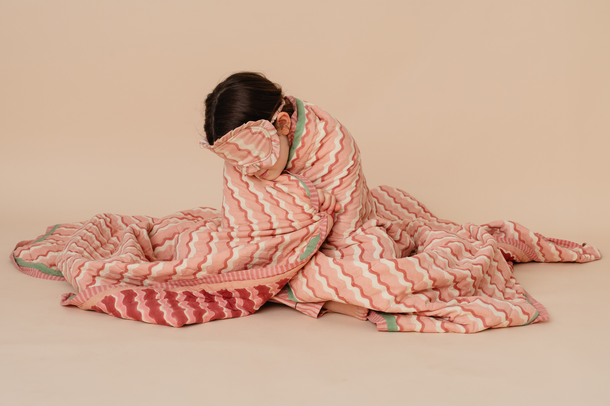 Organic Cotton Quilt | Whirly | Jam
