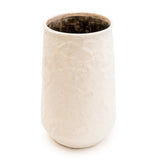 large size conical vase cream