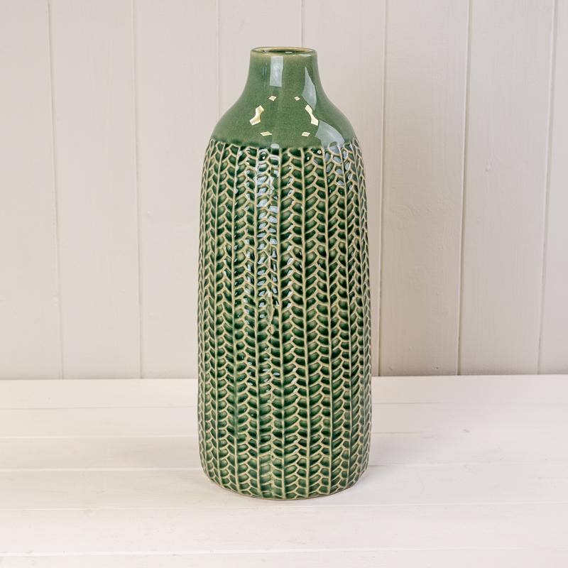 Green Ceramic Vase #2
