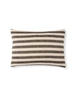 Bertie Small Oblong Cushion | Heavy Cotton Linen | Coffee/Cream