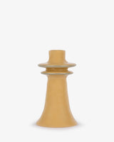 Stoneware Candlestick Holder - Mustard