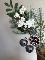 White Berry & Bell Spray