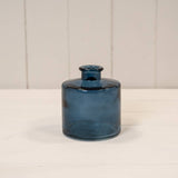 Blue Squat Glass Bottle
