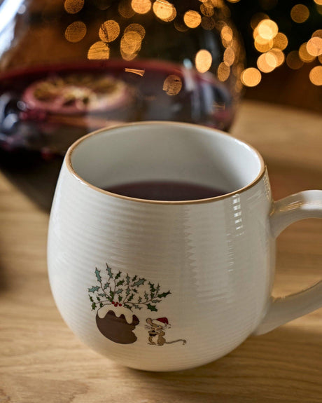 Christmas Puddings Stoneware Mug