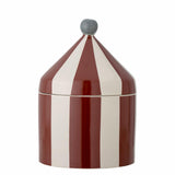 Cimmi Jar w/Lid, Red, Stoneware