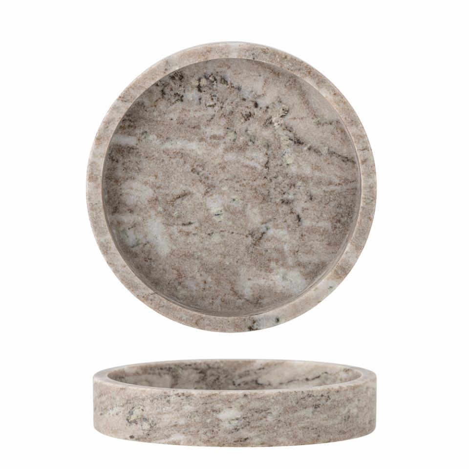 Ivette Tray Natural Marble Round