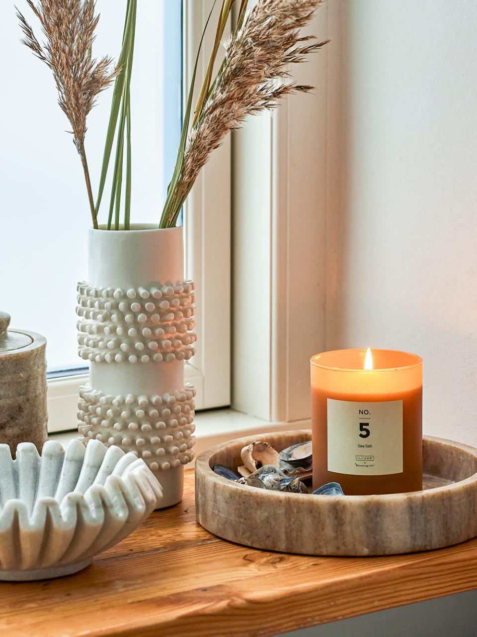 Ivette Tray Natural Marble Round