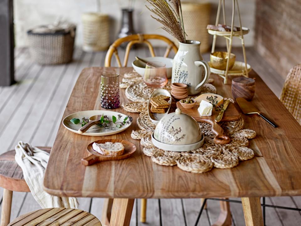 Bea Serving Plate, Nature, Stoneware
