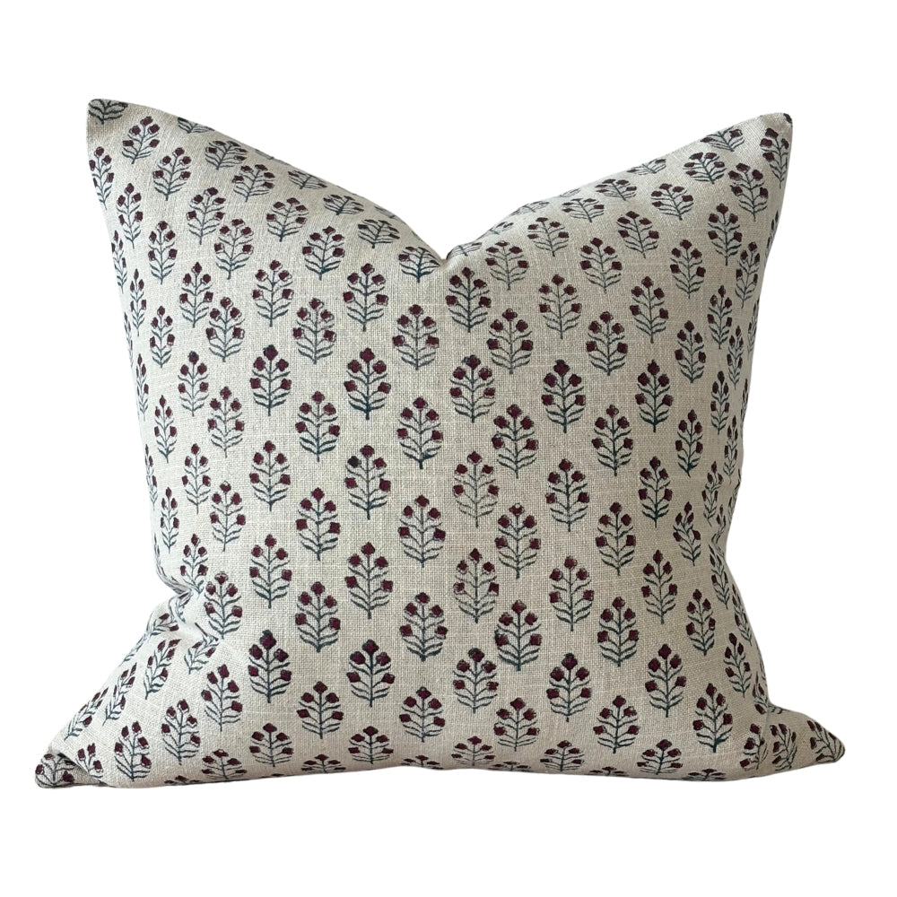 Ivy Floral Print Cushion - 2 Sizes
