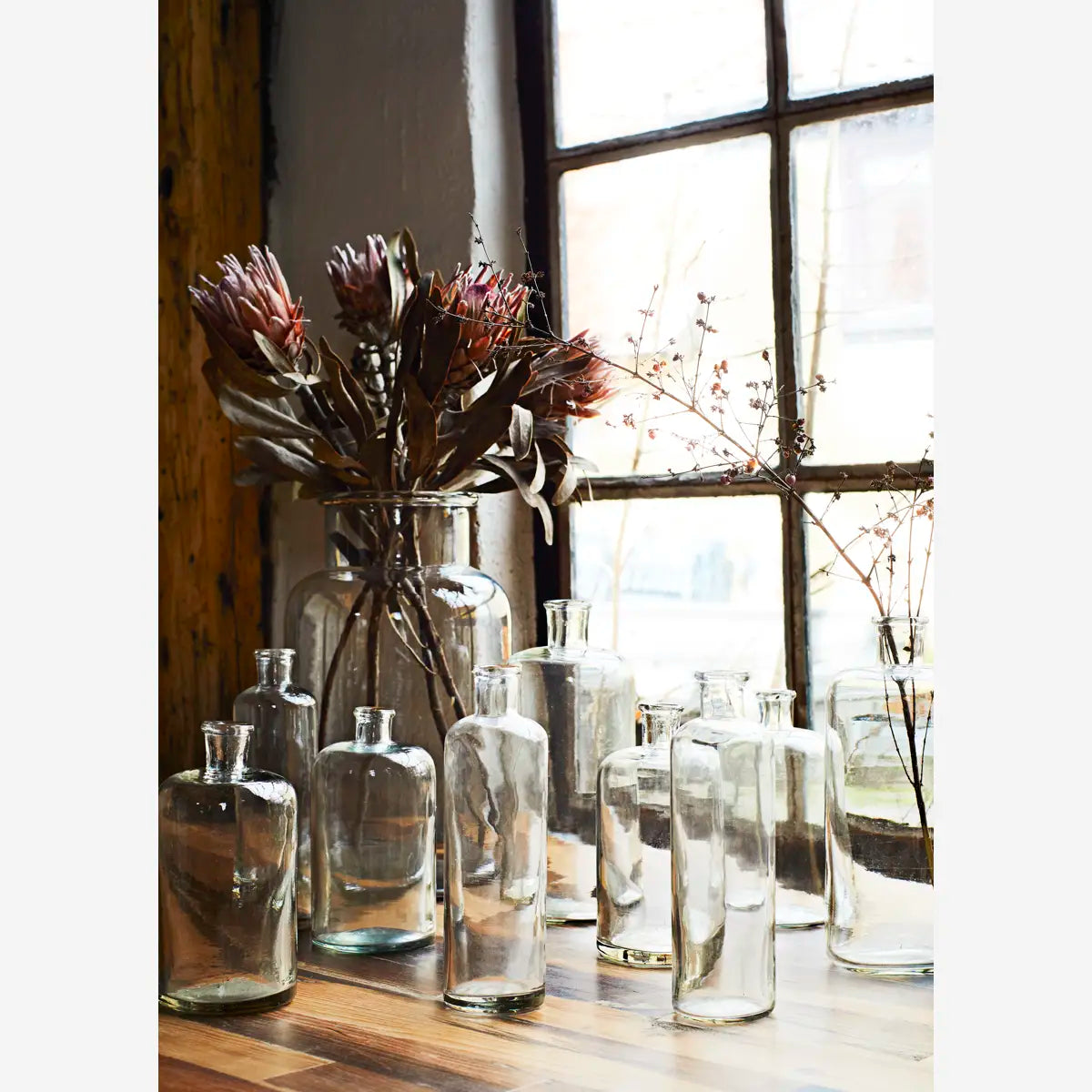 Glass Vase 34cm