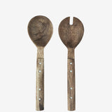 WOODEN SERVING SET