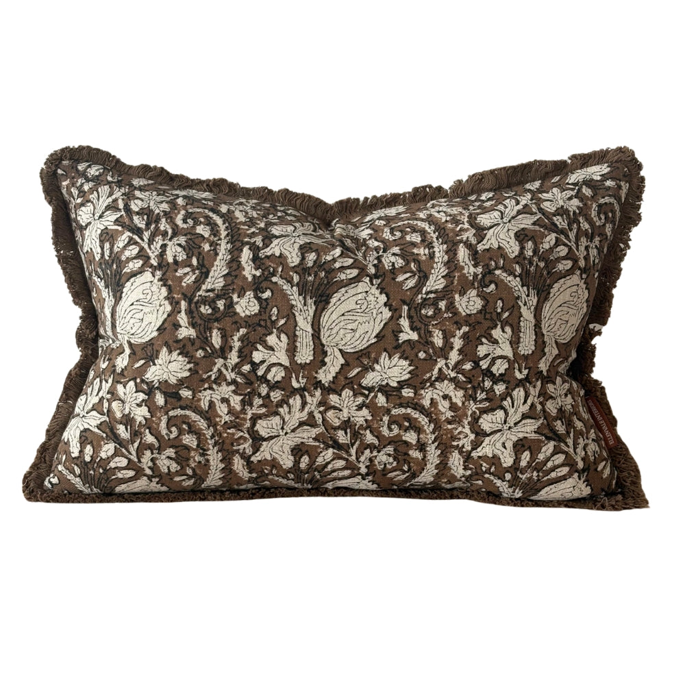 Sadie Brown Print Cushion 2 sizes